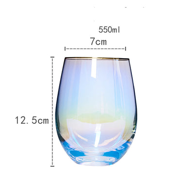 Vaso de Agua Arcoíris de Vidrio Nórdico Colorido para Toda la Familia - Image 19
