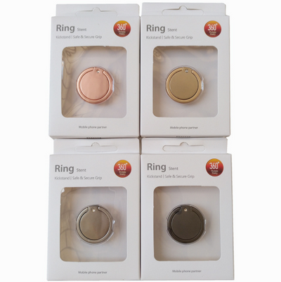 Soporte Metálico Premium para Teléfono Móvil con Anillo Giratorio - Image 3