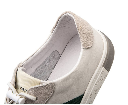 Zapatos de Cuero Blanco para Hombre - Casual y Versátil - Image 13