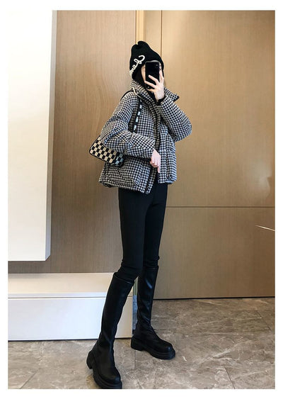 Abrigo de Algodón Suelto para Otoño Invierno - Diseño Moderno y Versátil - Image 13