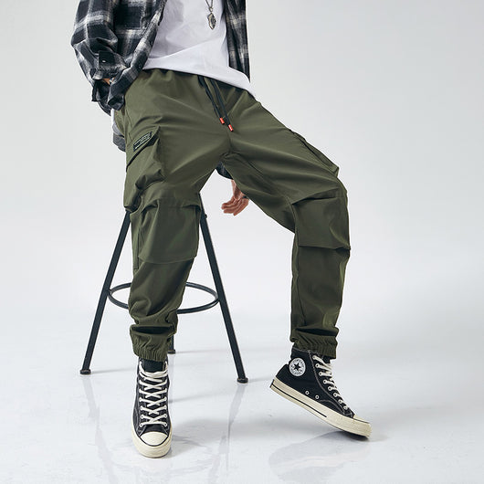 Pantalones Casuales Japoneses para Hombre con Múltiples Bolsillos - Image 10
