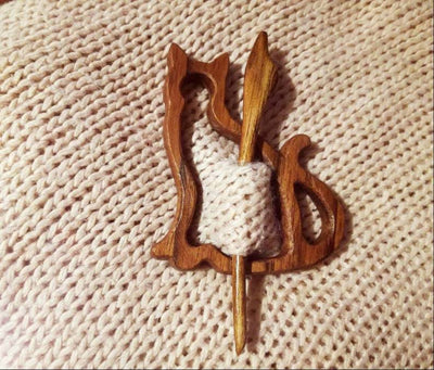 Broche de Chal de Madera Natural - Alfiler Elegante para Mujer - Image 12