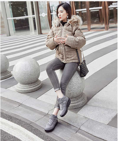 Botas de Invierno para Mujer con Forro de Algodón y Terciopelo - Image 9