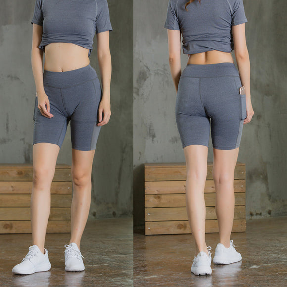 Shorts Deportivos para Mujer con Bolsillos Laterales - Secado Rápido y Ajuste Perfecto