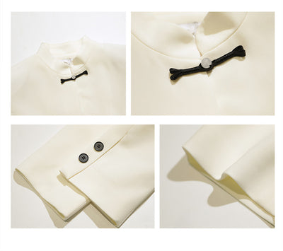 Abrigo Corto Retro con Botones para Mujer - Elegancia y Comodidad - Image 13