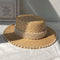 Sombrero de Sol Elegante para Mujer con Copa Plana