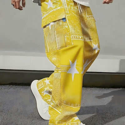 Pantalones de Trabajo Holgados con Cordón Ajustable para Hombre - Image 17