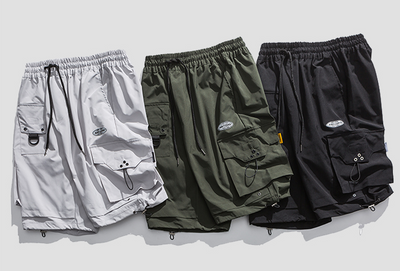 Shorts Casuales Hombre Estilo Coreano Cintura Alta Bolsillos Amplios - Image 5