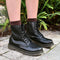 Botas Martin de Cuero Doble Capa para Pareja - Estilo Corto Unisex