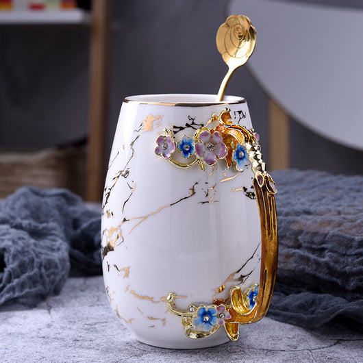 Taza Cerámica Grande con Cuchara - Diseño Creativo y Funcional - Image 9