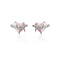 Women's Fashion Three-dimensional Balloon Love Earrings Plateado