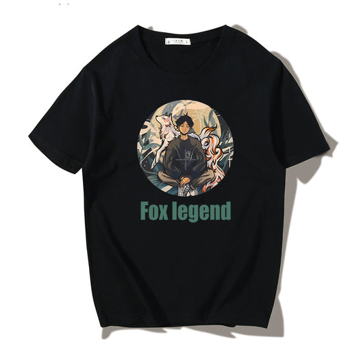 Camiseta Manga Corta Hombre Algodón Puro Estilo Náutico Japonés Suelta - Image 4