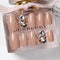 Uñas Postizas Adhesivas Nude Medianas Largas