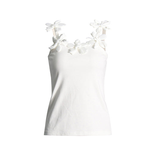 Blusa Elegante para Mujer con Diseño de Flores 3D y Detalles de Costura - Image 10