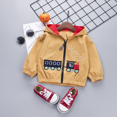 Chaqueta Infantil Estampado Tren - Image 3