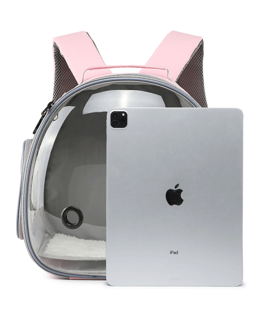 Mochila Transportadora Transparente para Mascotas Pequeñas - Hámster, Conejillo de Indias, Conejo - Image 10