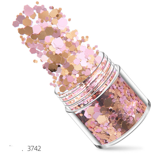 Lentejuelas Láser Pentágono para Uñas - Brillos de Joyería Profesional - Image 11