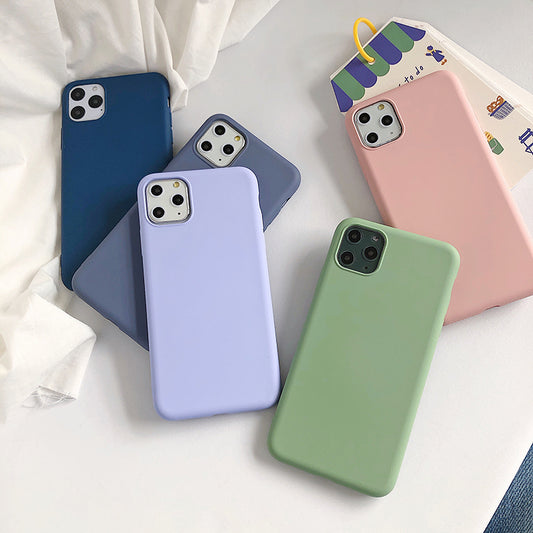 Funda de Silicona Líquida Antiimpacto - Colores Sólidos