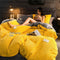 Yellow Duvet Cover Set 150 x 200