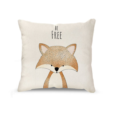 Funda de Almohada Decorativa Leoncito Adorable - Estilo Nórdico en Lino - Image 8