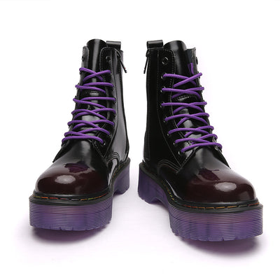 Zapatos Casuales Tipo Bota de Cuero Genuino - Talla Grande - Image 8