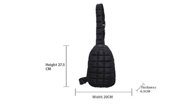 Bolsa Crossbody Acolchada Diamante para Mujer - Diseño Plisado Cloud - Image 17
