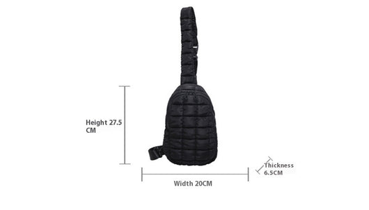 Bolsa Crossbody Acolchada Diamante para Mujer - Diseño Plisado Cloud - Image 17