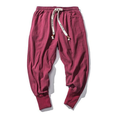 Pantalones Hip Hop de Algodón y Lino para Hombre - Estilo Urbano Moderno - Image 7