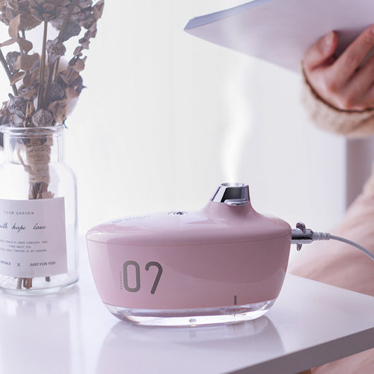 Yellow submarine-shaped portable humidifier with a clear base, a duck figurine, and 'DREAM YOUR DREAM' graphic. - Image 4