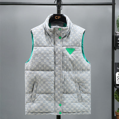 Chaleco de Algodón Acolchado para Hombre - Cuello Alzado Invierno - Image 7