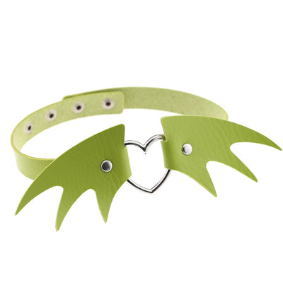 Collar Gótico Punk de Cuero PU - Estilo Devil Clavícula - Image 39