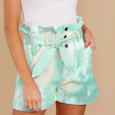 Shorts Casuales Tie-Dye Multicolor con Bolsillos - Image 6