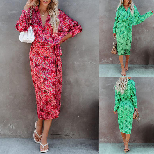 Vestido Camisa Oversized con Solapa - Corte Irregular y Manga Larga - Image 7