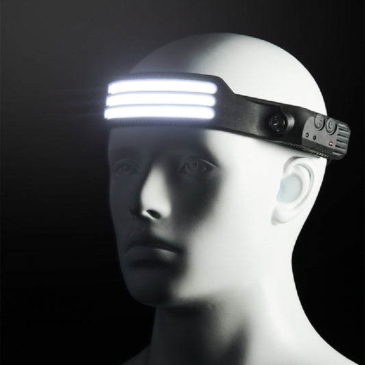 Linterna Frontal LED Inteligente con Sensor de Movimiento