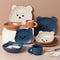 Plato Infantil Diseño Osito Adorable