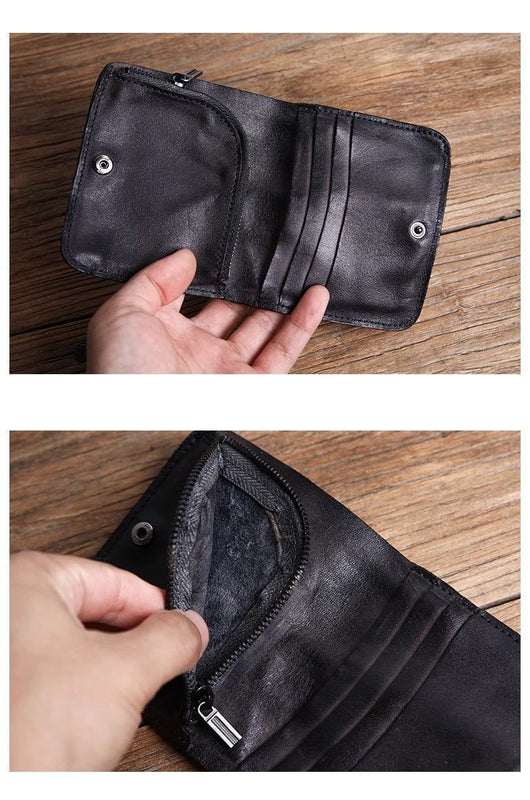 Billetera Vertical Retro para Hombre - Diseño Minimalista Ejecutivo - Image 12