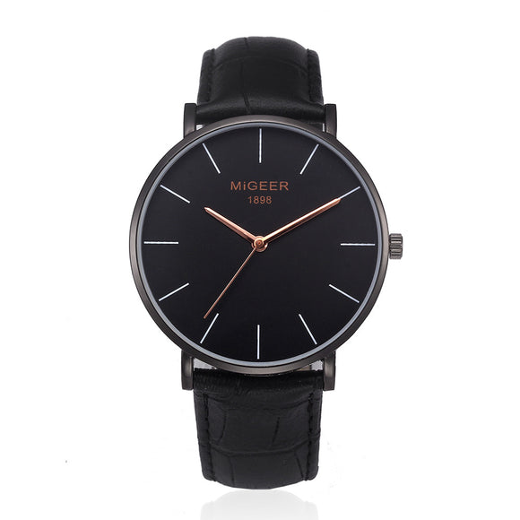 Reloj de Cuarzo Ultra Delgado con Correa de Malla
