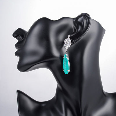 Aretes de Esmeralda Engastada con Brillo Cautivador - Image 4