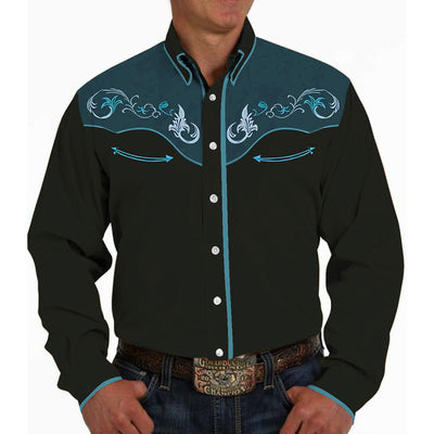 Camisa Casual de Manga Larga con Estampado 3D - Image 18