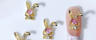Accesorios de Nail Art en Circonita - Diseños Arco, Corazón, Luna e Irregular - Image 16