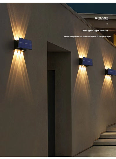Lámpara Solar de Pared para Jardín y Decoración Exterior - Image 13