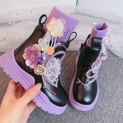 Botas Martin Infantiles con Diamantes de Colores - Image 13