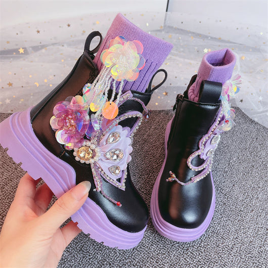 Botas Martin Infantiles con Diamantes de Colores - Image 13