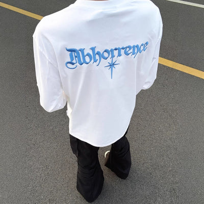 Playera Manga Larga Premium con Letras Bordadas para Hombre - Image 2