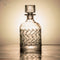Botella de Whiskey de Cristal Grabada a Mano