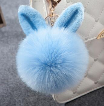 Llavero de Peluche Colorido Conejo - Image 7
