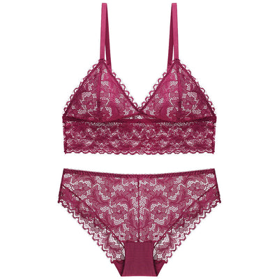 Conjunto de Brasier de Encaje sin Varillas para Mujer - Image 16