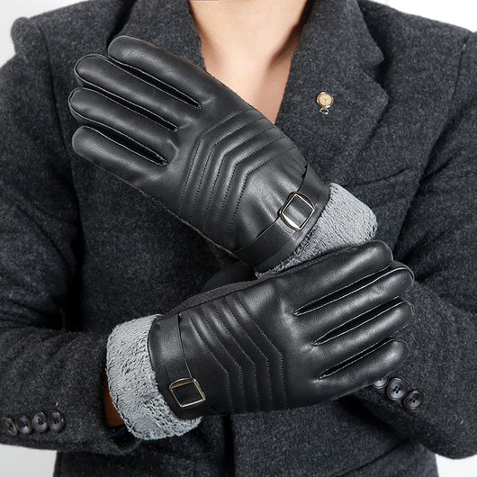 Guantes de Invierno para Hombre con Forro de Terciopelo Grueso - Image 9
