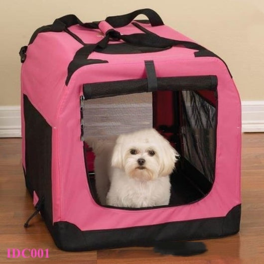 Mochila Transportadora Plegable para Perros - Jaula Portátil de Viaje