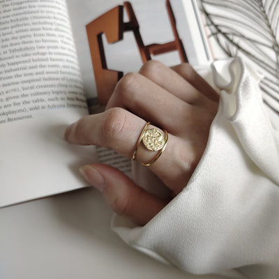 Anillo Sirena Dorado
